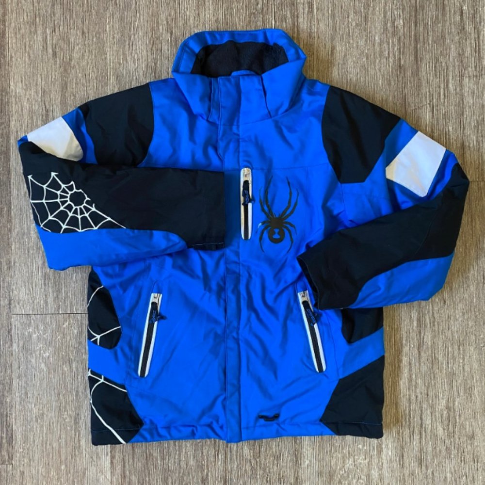 Spyder Boy's Challenger Snow Rain Hoodie Jacket